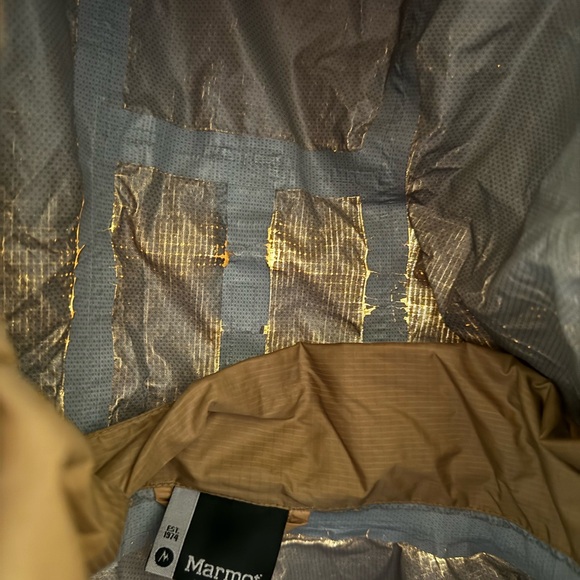 Men’s Marmot “Precip” lightweight rain jacket - Size M - Picture 6 of 6